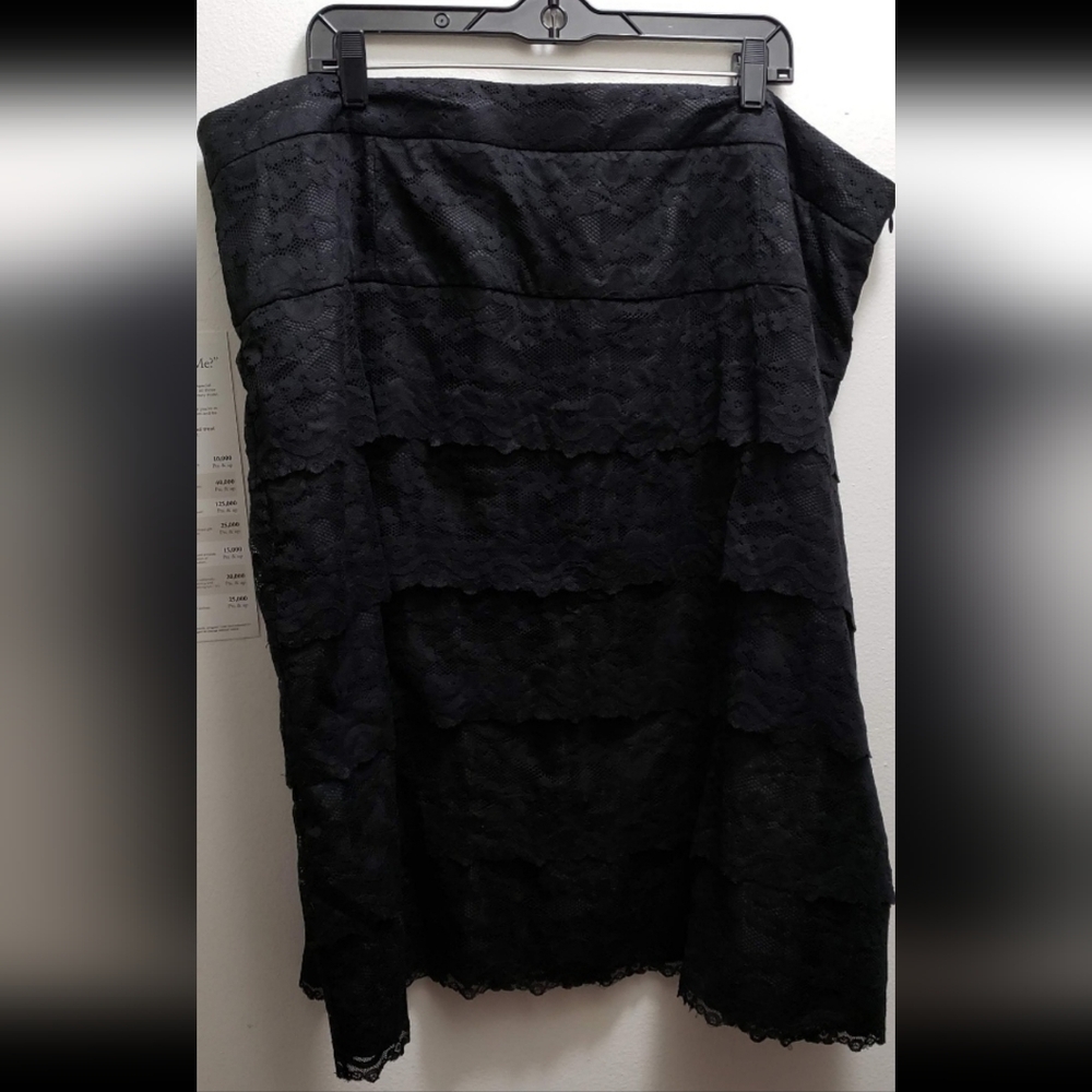 *Black Lace Skirt